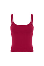 RIBBED SINGLET | VINO ROSSA