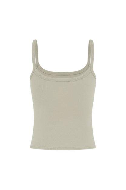 RIBBED SINGLET | PIETRA