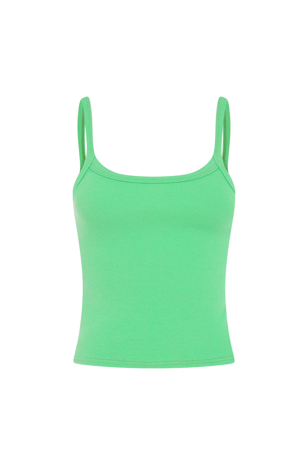 RIBBED SINGLET | VERDE
