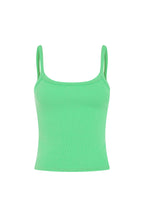 RIBBED SINGLET | VERDE