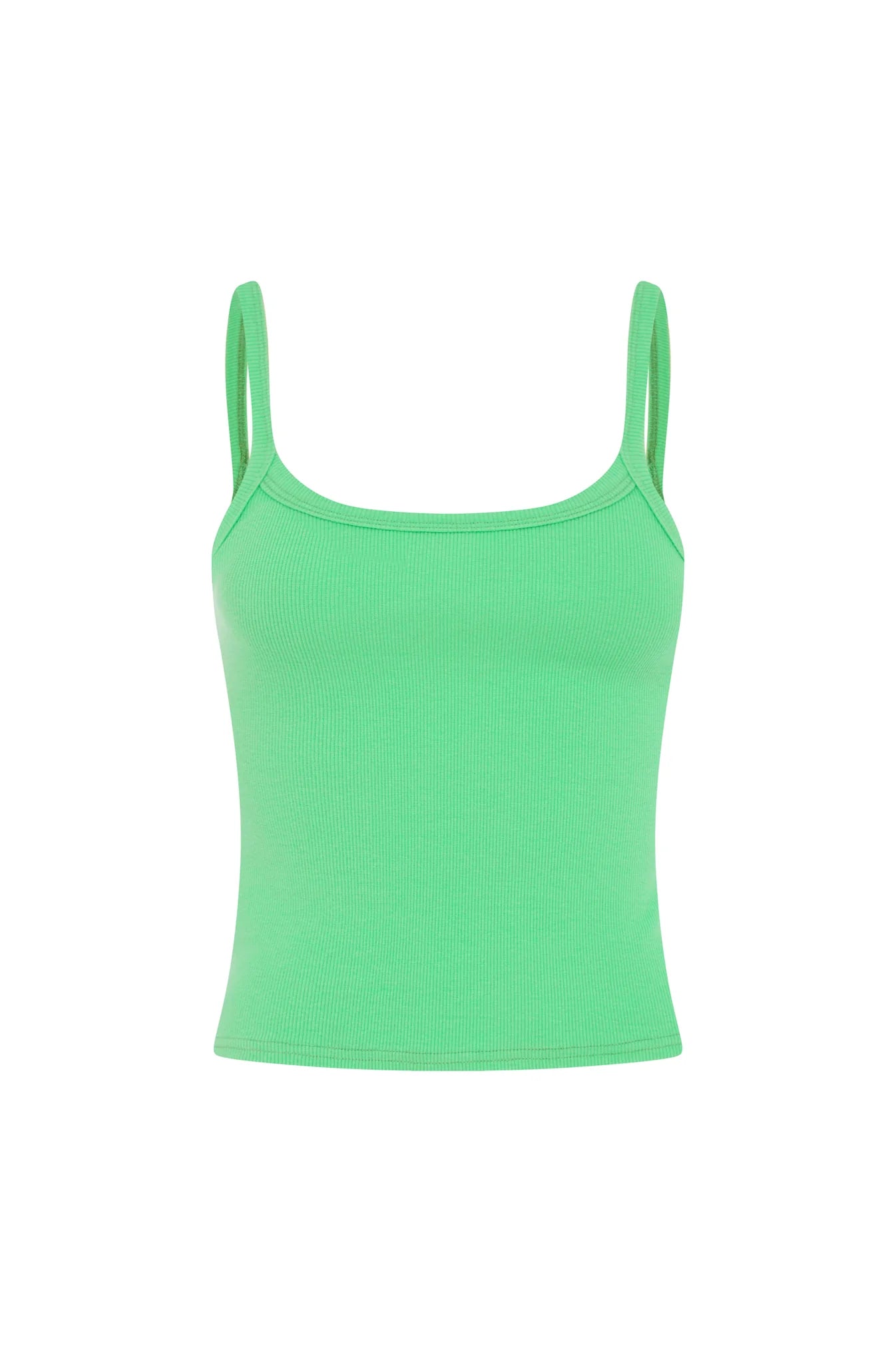 RIBBED SINGLET | VERDE
