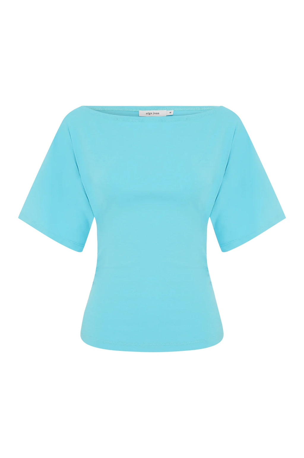 BARDOT RUCHED TOP | ACQUA