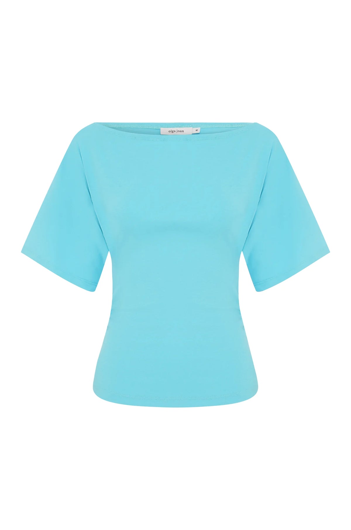 BARDOT RUCHED TOP | ACQUA
