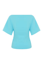 BARDOT RUCHED TOP | ACQUA