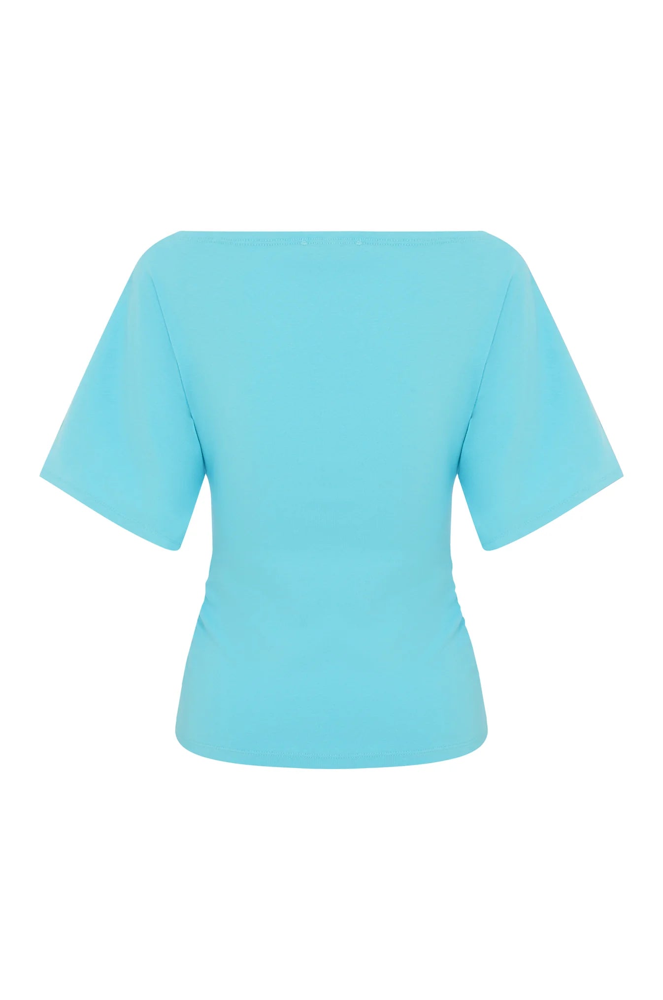 BARDOT RUCHED TOP | ACQUA