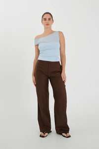 ASYM BARDOT TOP  | CIELO