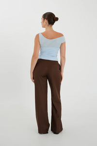 ASYM BARDOT TOP  | CIELO
