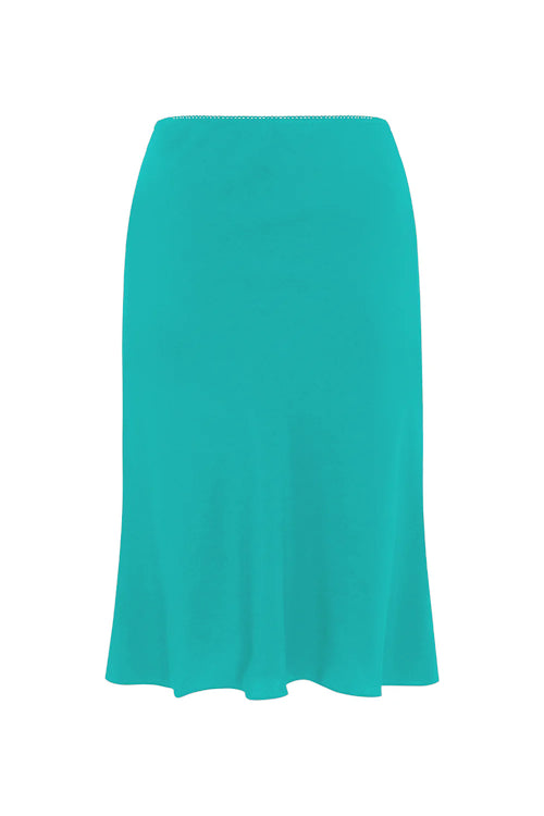 BIAS KNEE SKIRT | TURCHESE