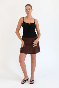 BIAS MINI SKIRT | CIOCCO