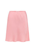 BIAS MINI SKIRT | JACQUARD ROSA