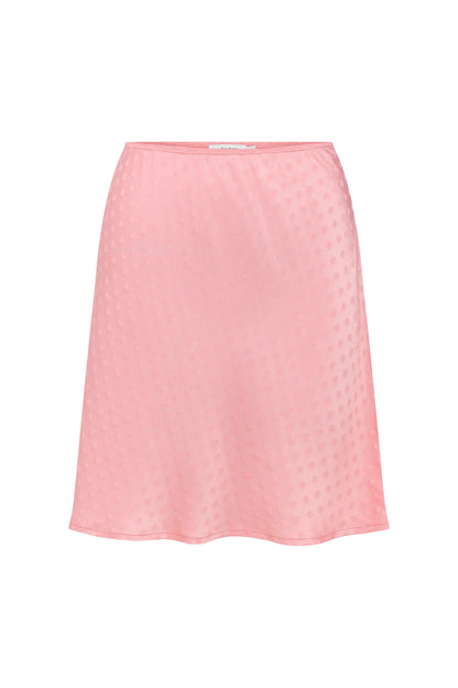 BIAS MINI SKIRT | JACQUARD ROSA