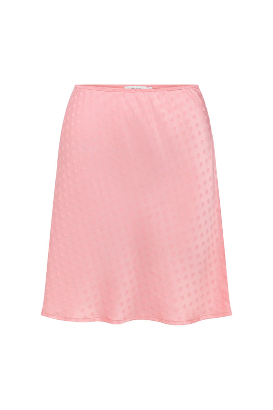 BIAS MINI SKIRT | JACQUARD ROSA