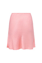 BIAS MINI SKIRT | JACQUARD ROSA