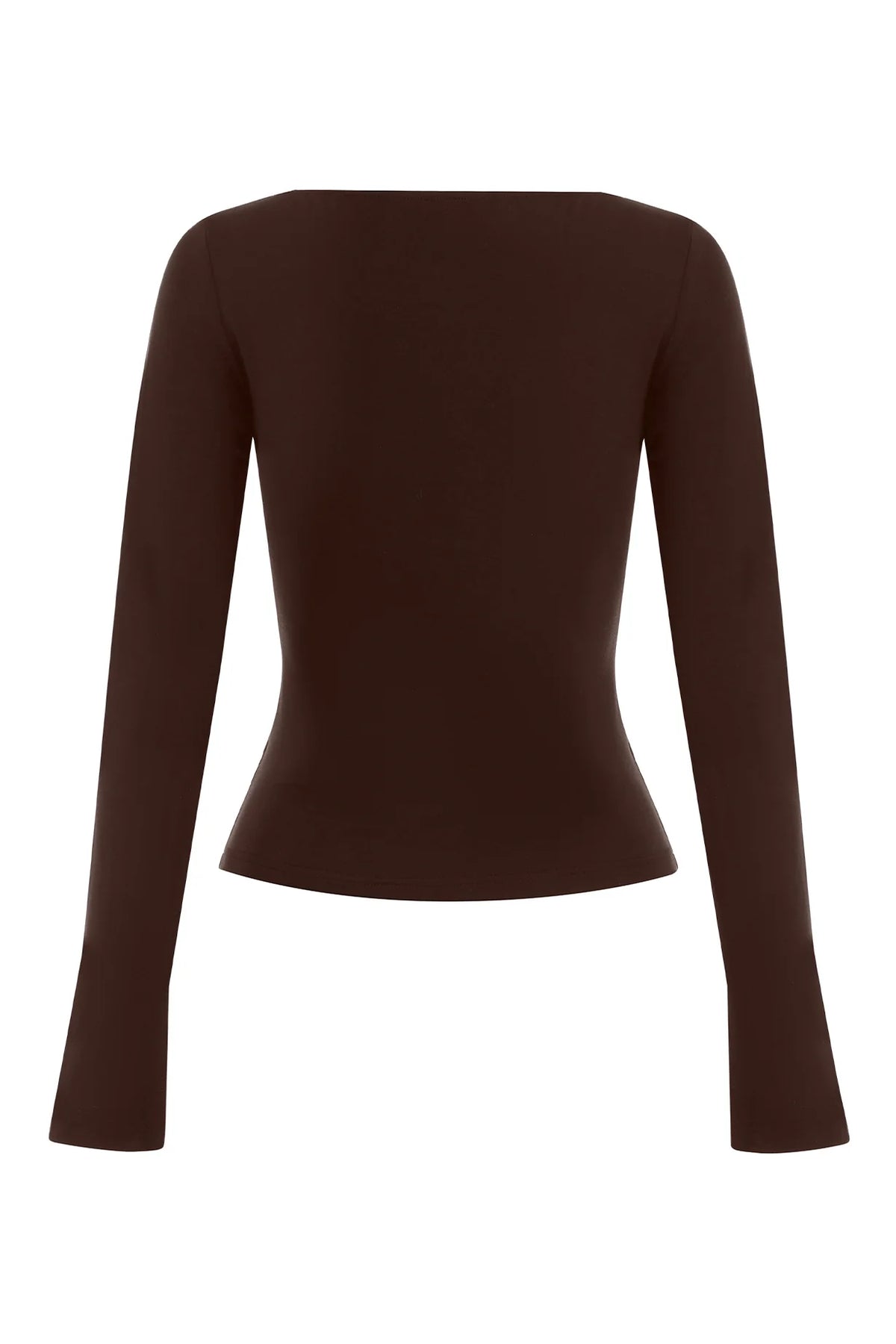 BUTTON THROUGH LONG SLEEVE TOP | CIOCCO
