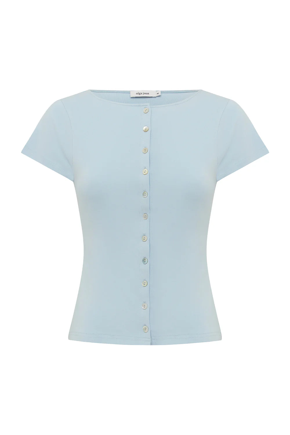 BUTTON THROUGH TEE | CIELO