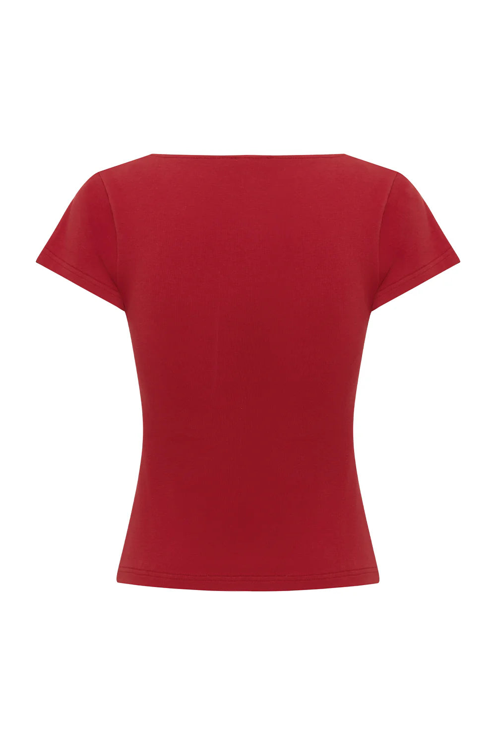 BUTTON THROUGH TEE | ROSSA