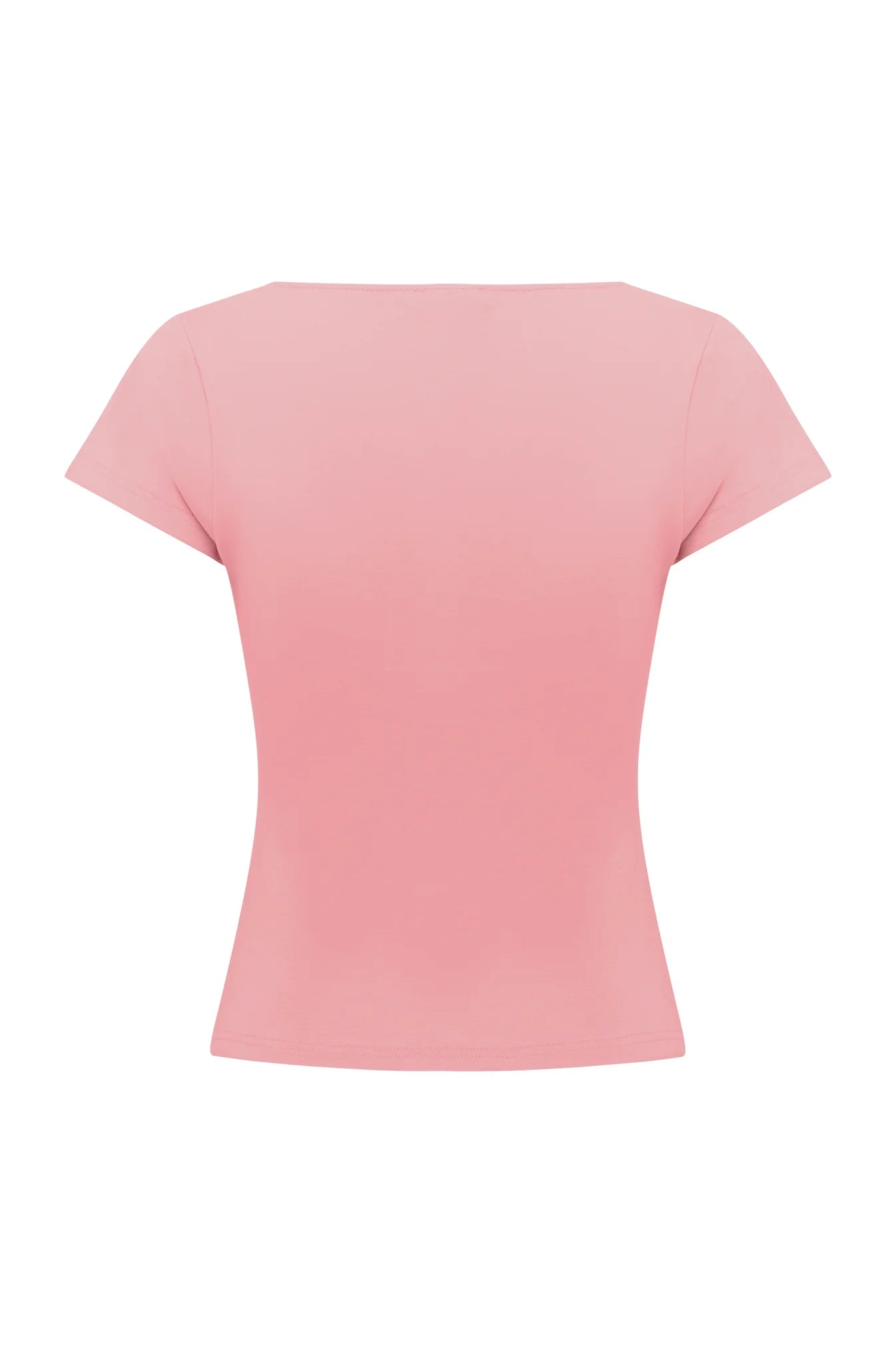 BUTTON THROUGH TEE | ROSA