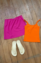 MINI SLIP SKIRT | ROSSETTO