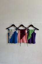 RIBBED SINGLET | COBALTO