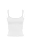 RIBBED SINGLET | BIANCA