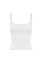 RIBBED SINGLET | BIANCA