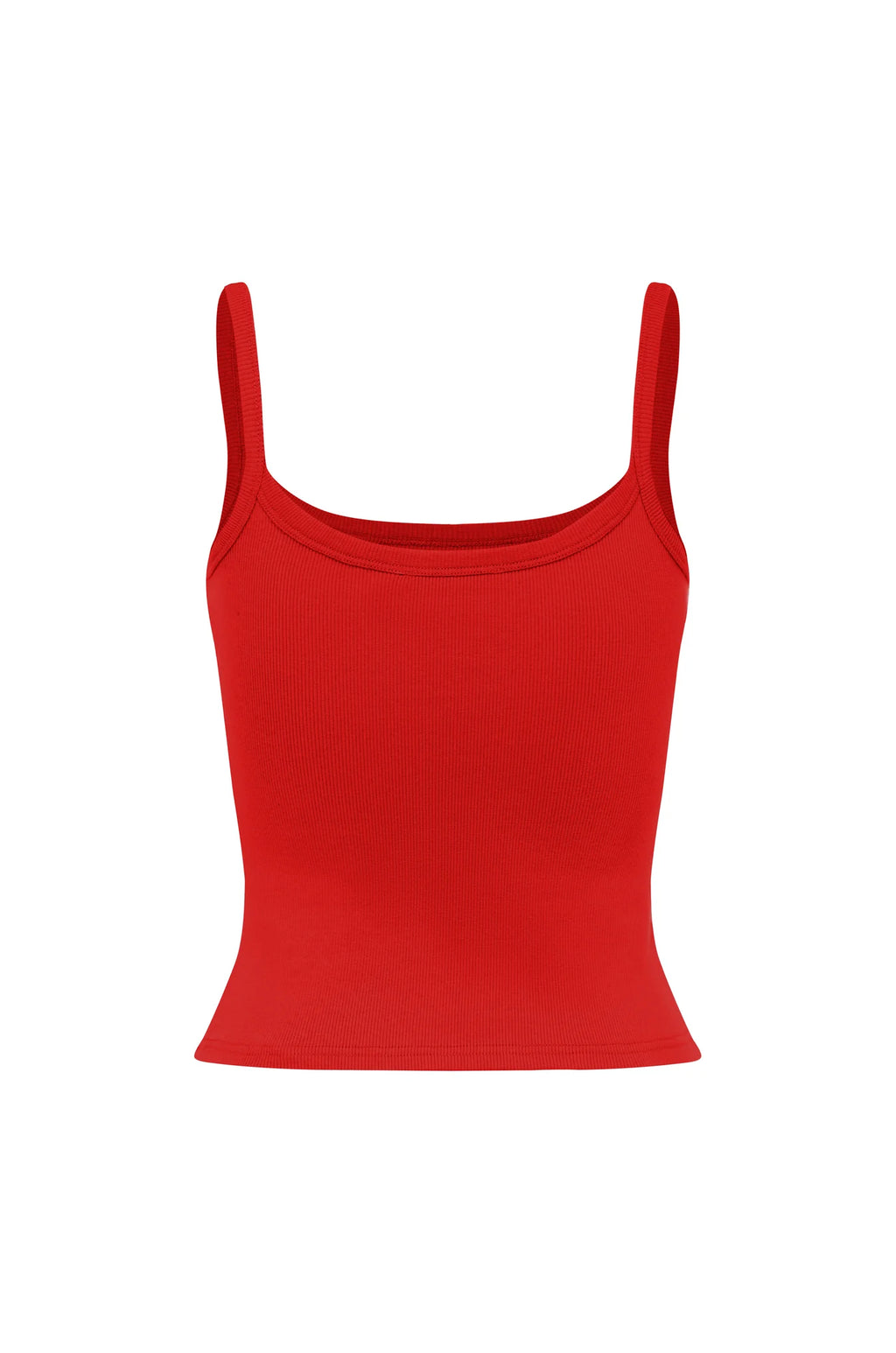 RIBBED SINGLET | ROSSA