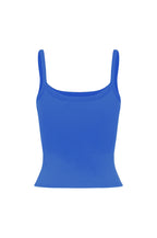 RIBBED SINGLET | COBALTO