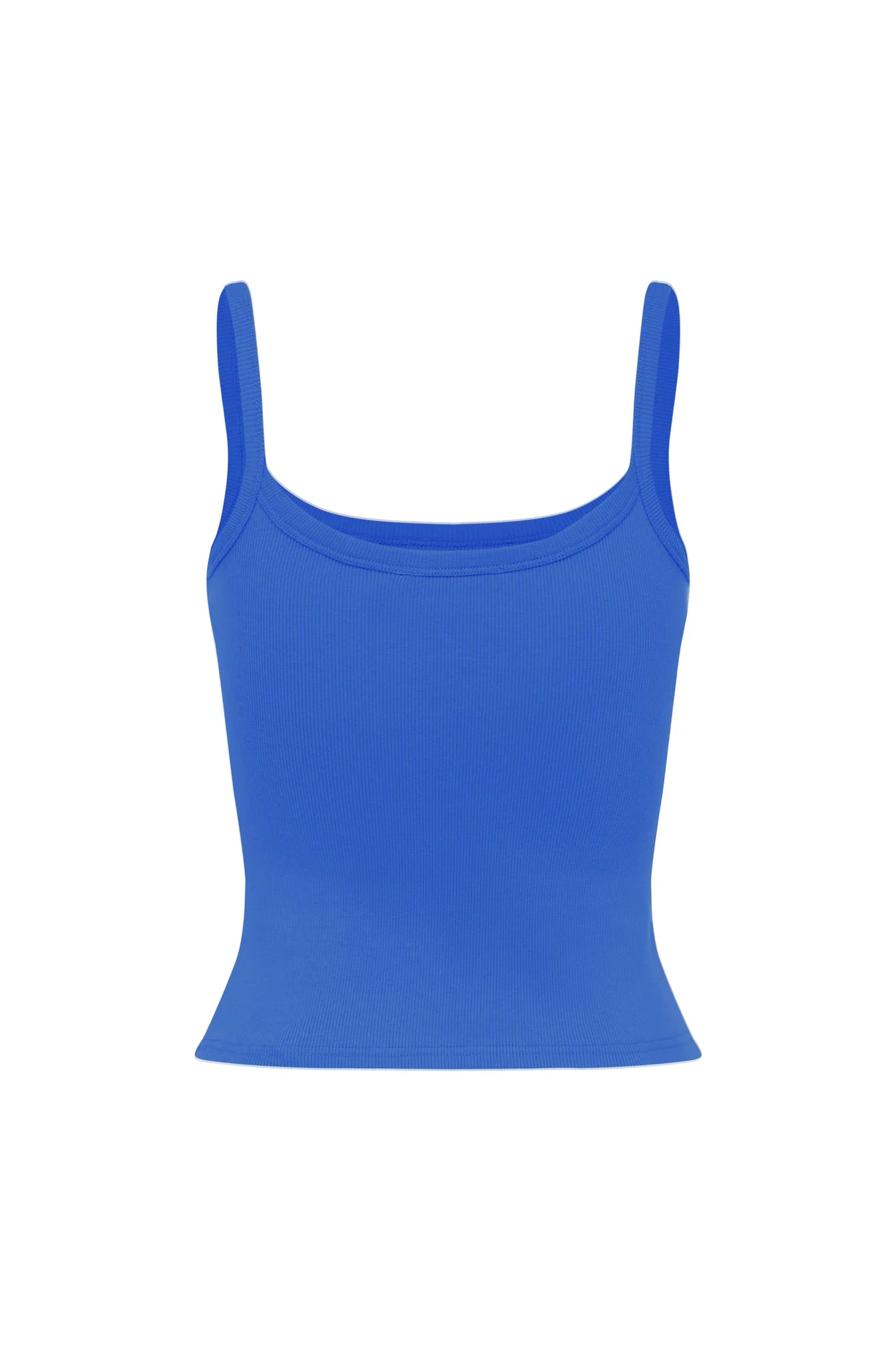 RIBBED SINGLET | COBALTO