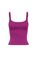 RIBBED SINGLET | IRIS