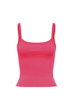RIBBED SINGLET | ROSSETTO