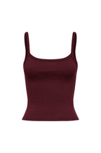 RIBBED SINGLET | VINO