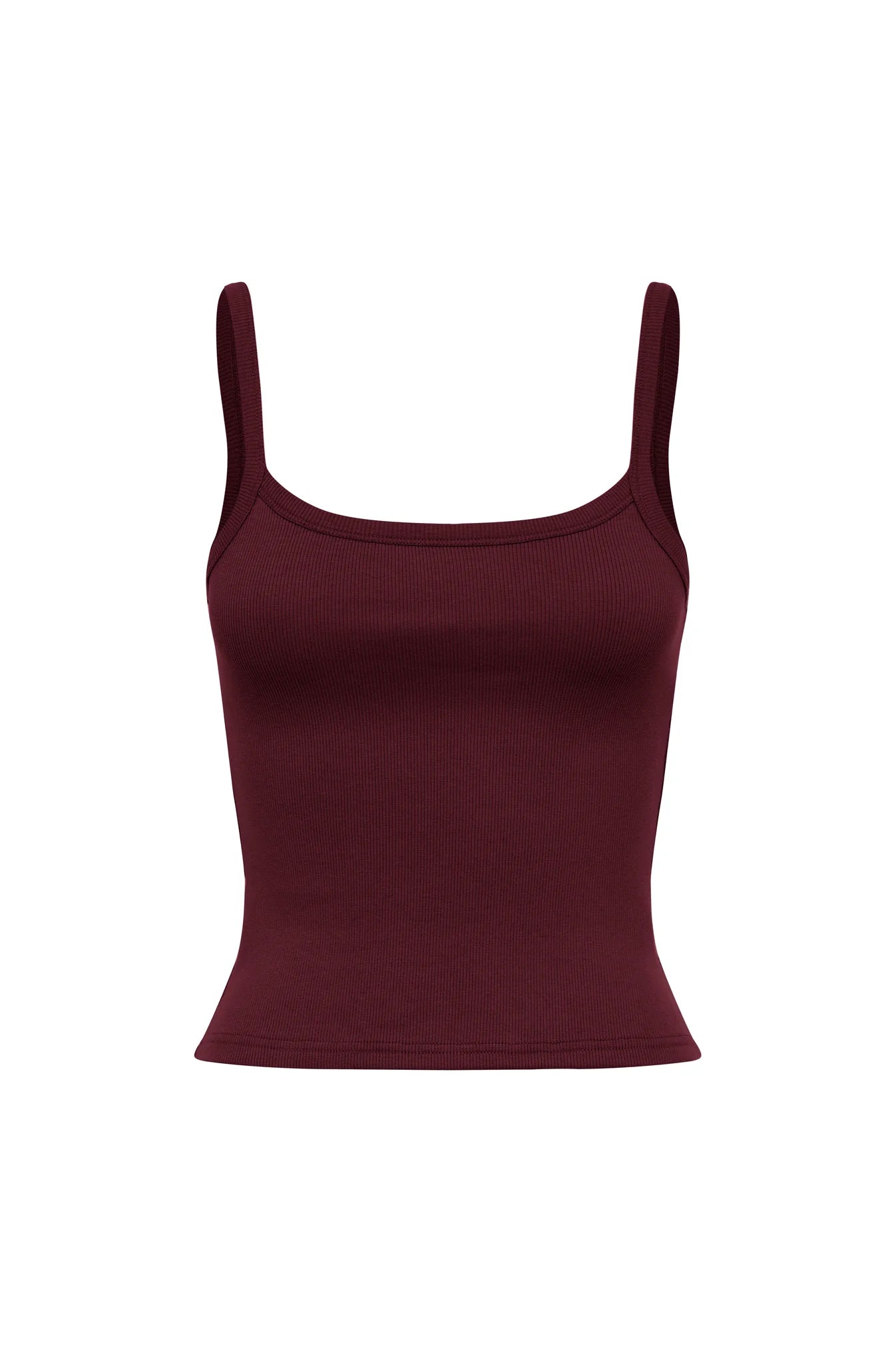 RIBBED SINGLET | VINO