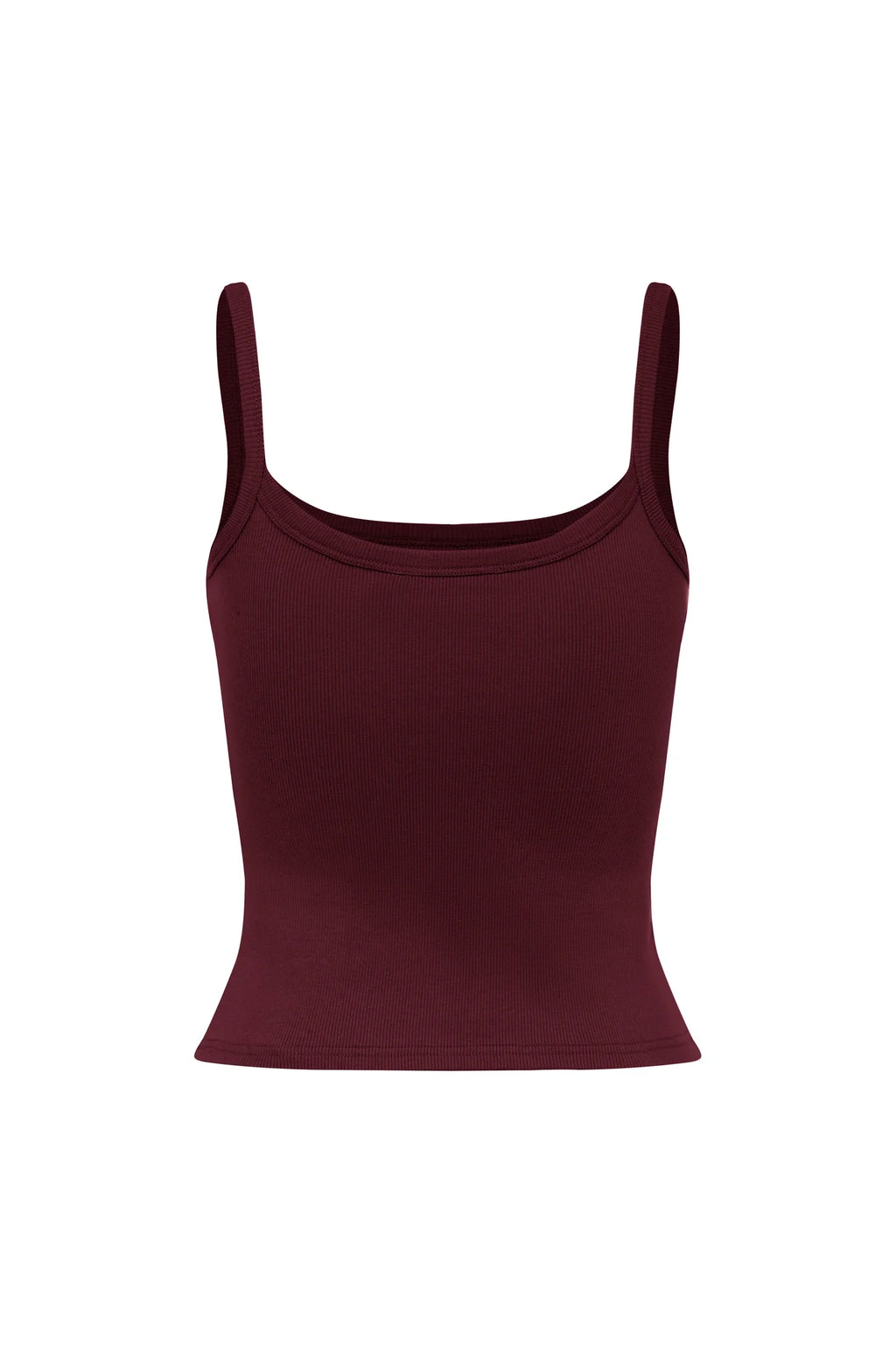 RIBBED SINGLET | VINO