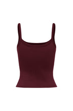 RIBBED SINGLET | VINO