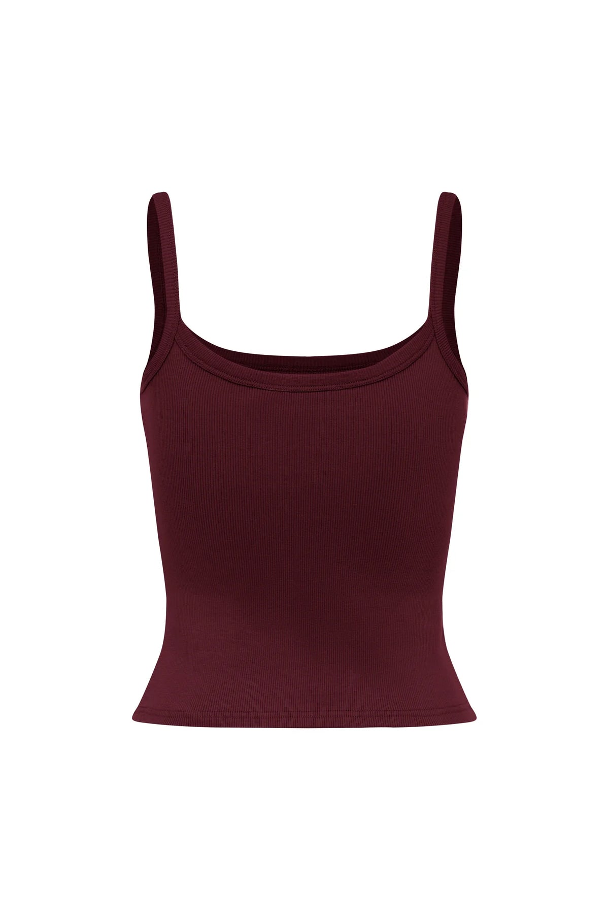 RIBBED SINGLET | VINO
