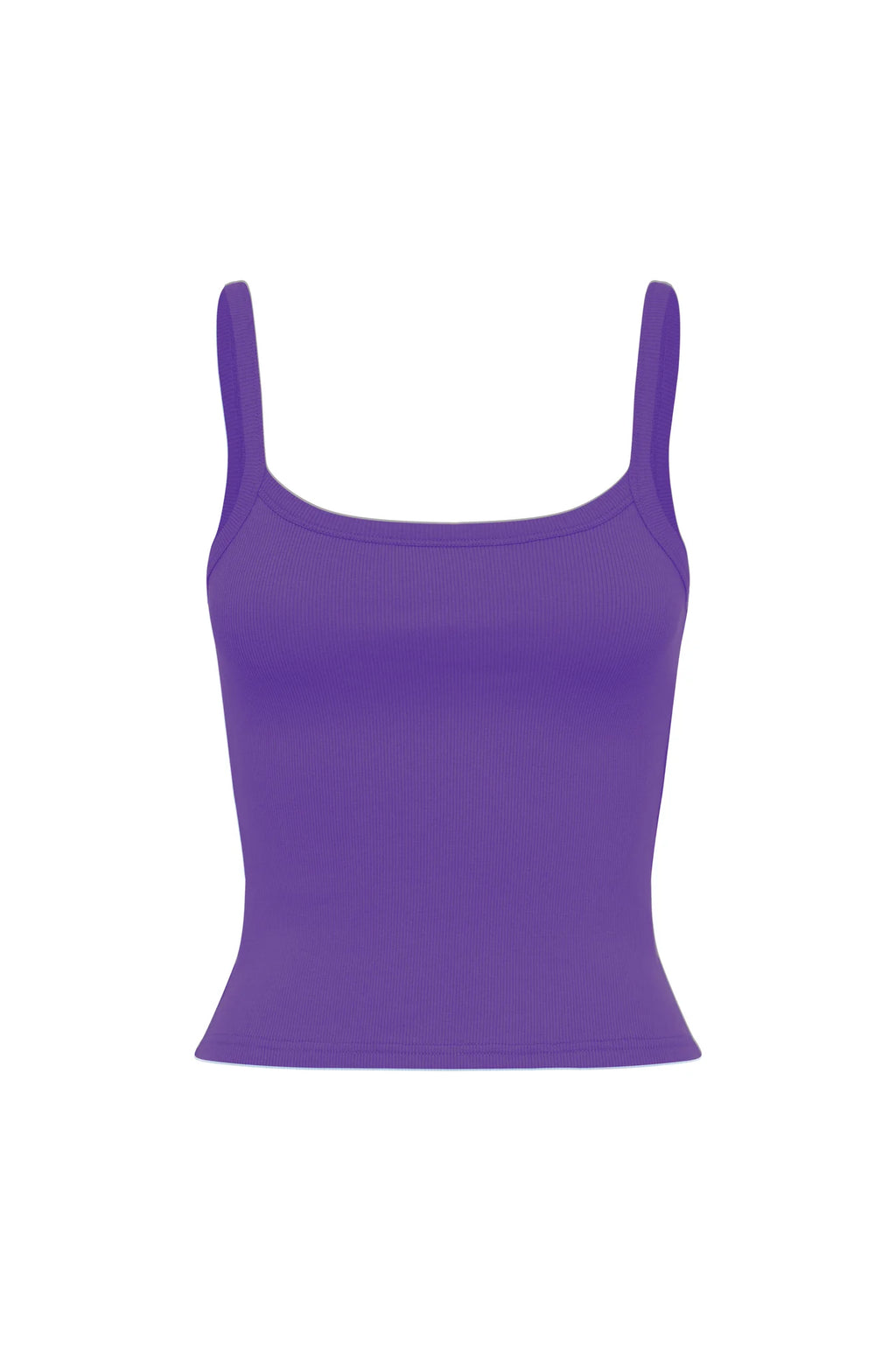 RIBBED SINGLET | VIOLA