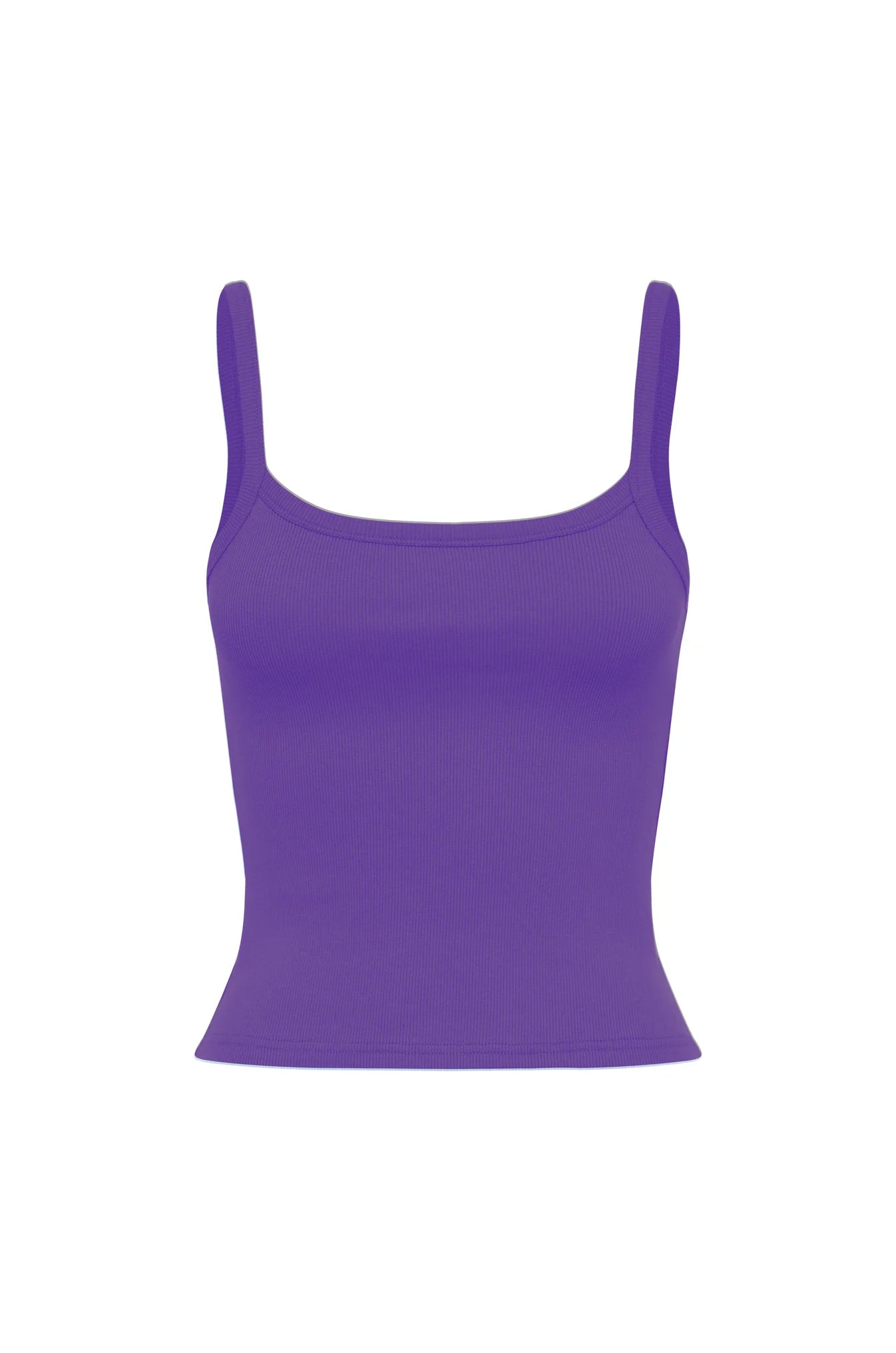 RIBBED SINGLET | VIOLA