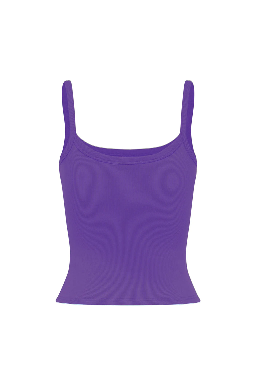 RIBBED SINGLET | VIOLA
