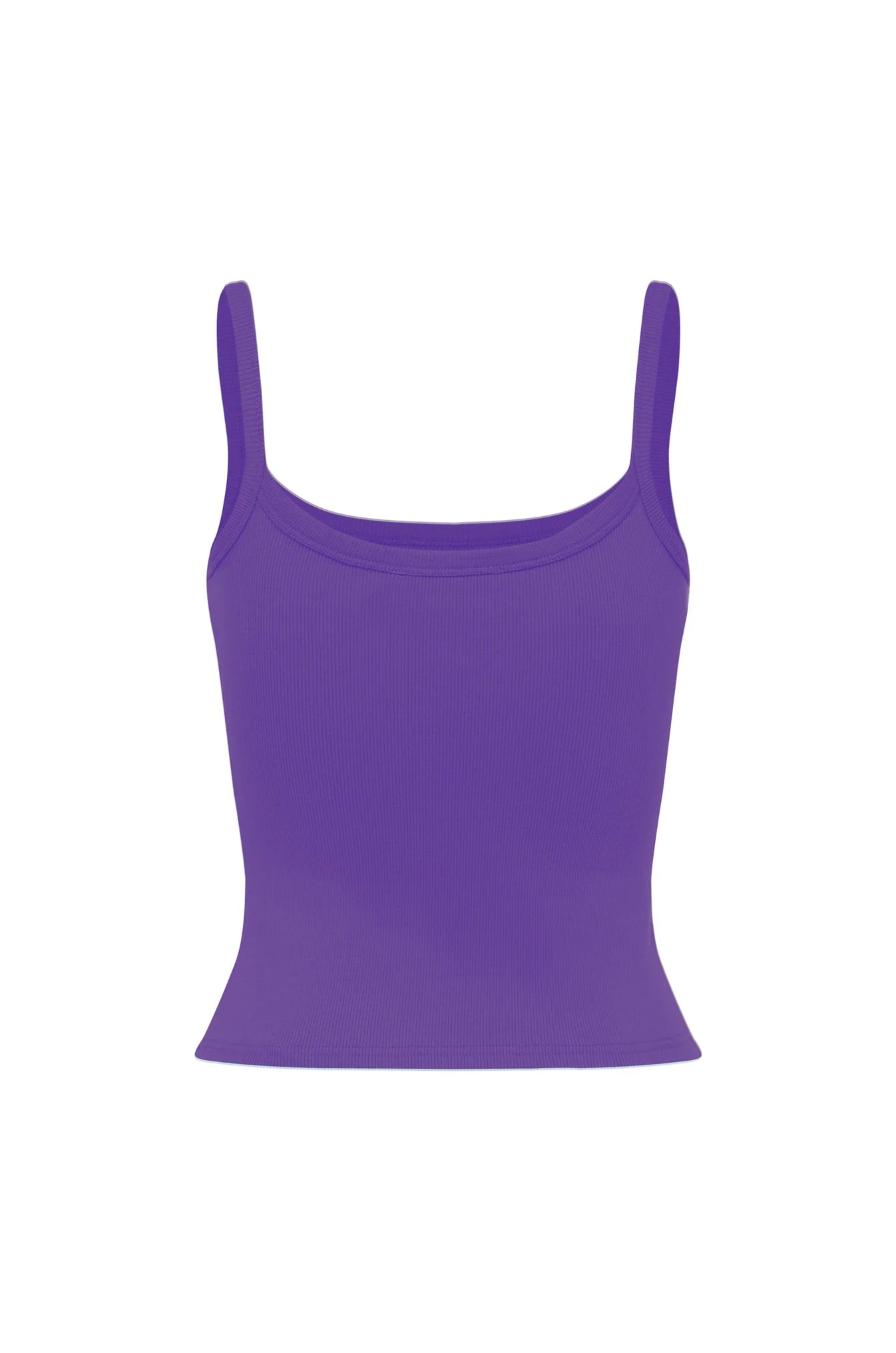 RIBBED SINGLET | VIOLA