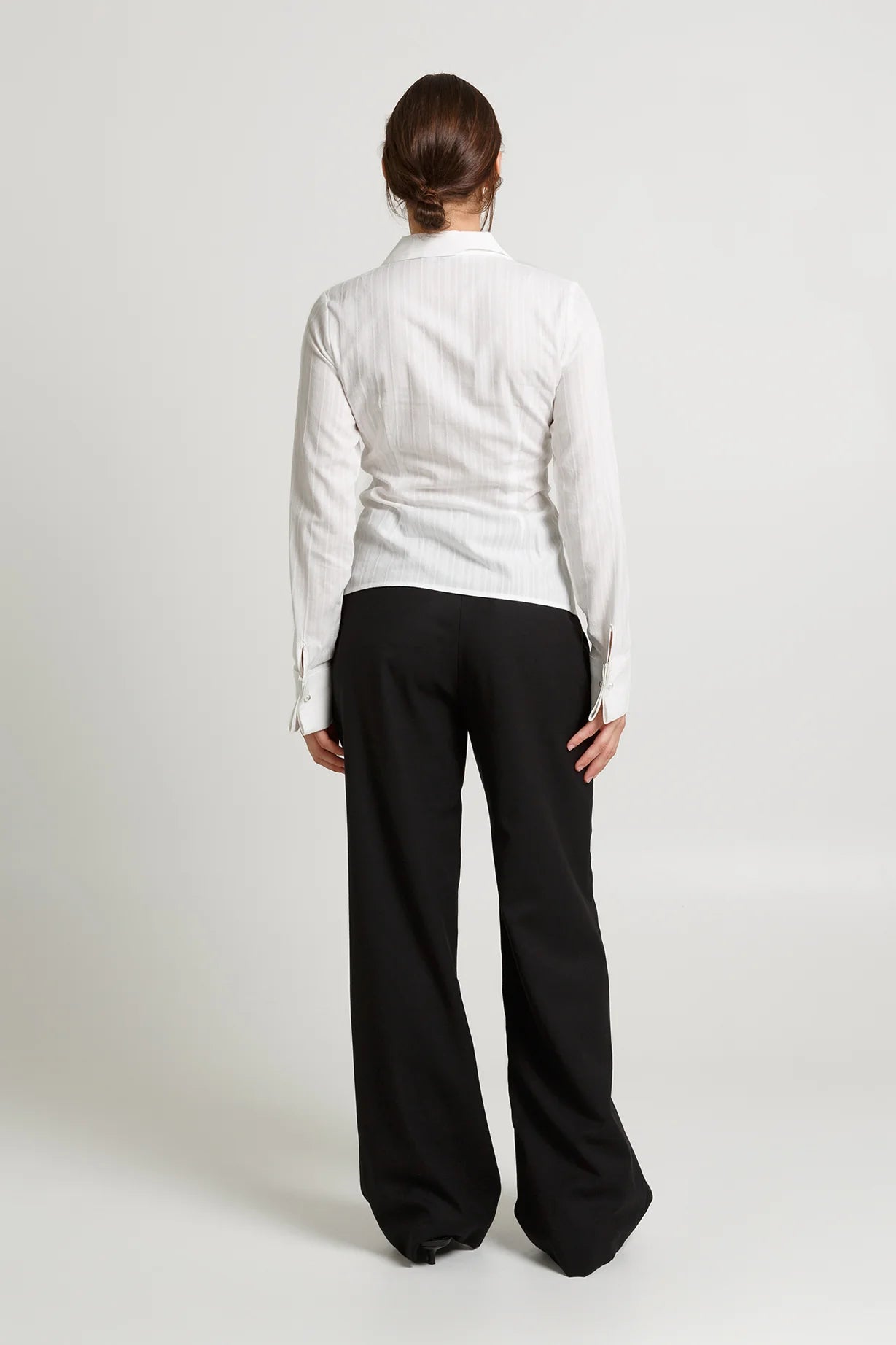 RUCHED FRONT SHIRT | BIANCA