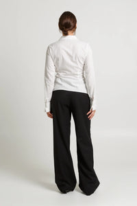 RUCHED FRONT SHIRT | BIANCA