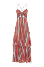 TIE FRONT TIERED DRESS | CORALLO