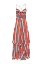 TIE FRONT TIERED DRESS | CORALLO