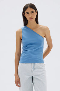 ORCHID JERSEY ONE SHOULDER TOP | BAHMA