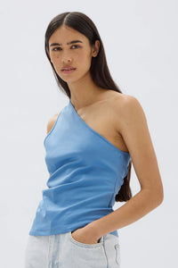 ORCHID JERSEY ONE SHOULDER TOP | BAHMA