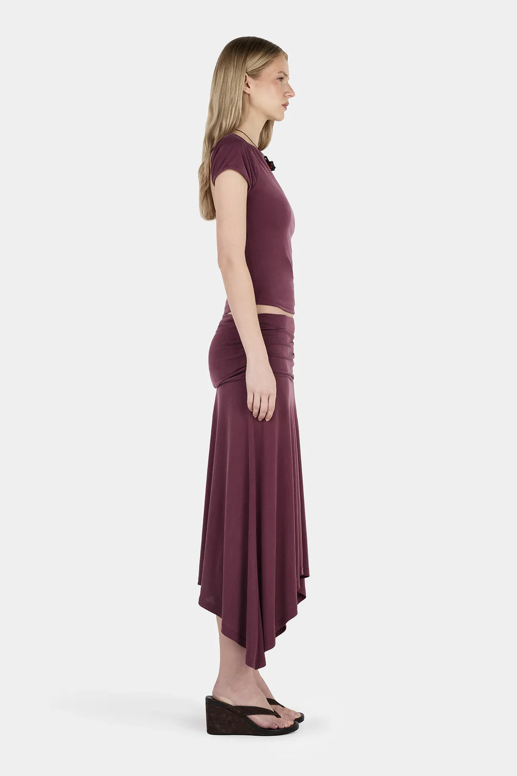 PAULA TEE | PLUM