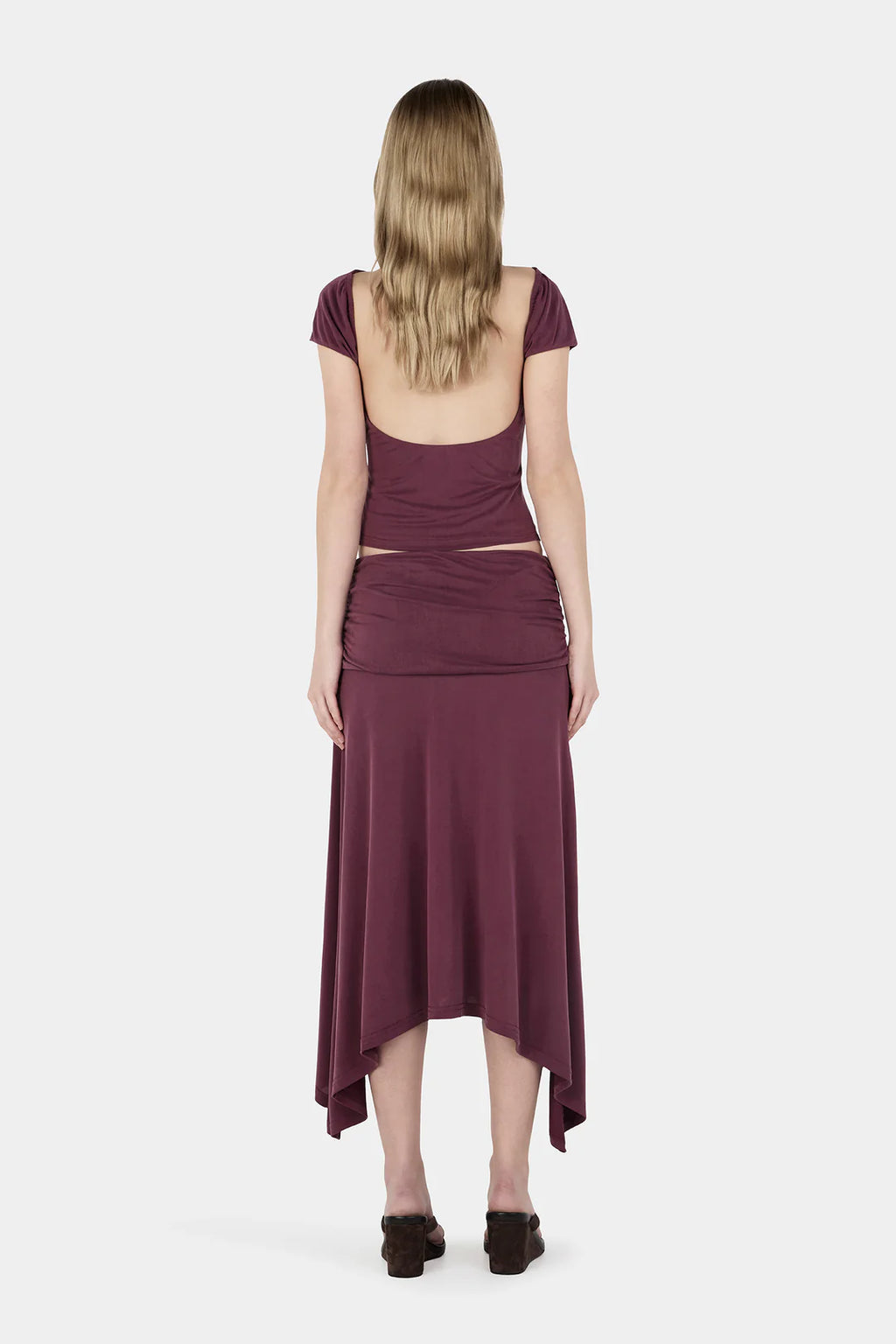 PAULA TEE | PLUM