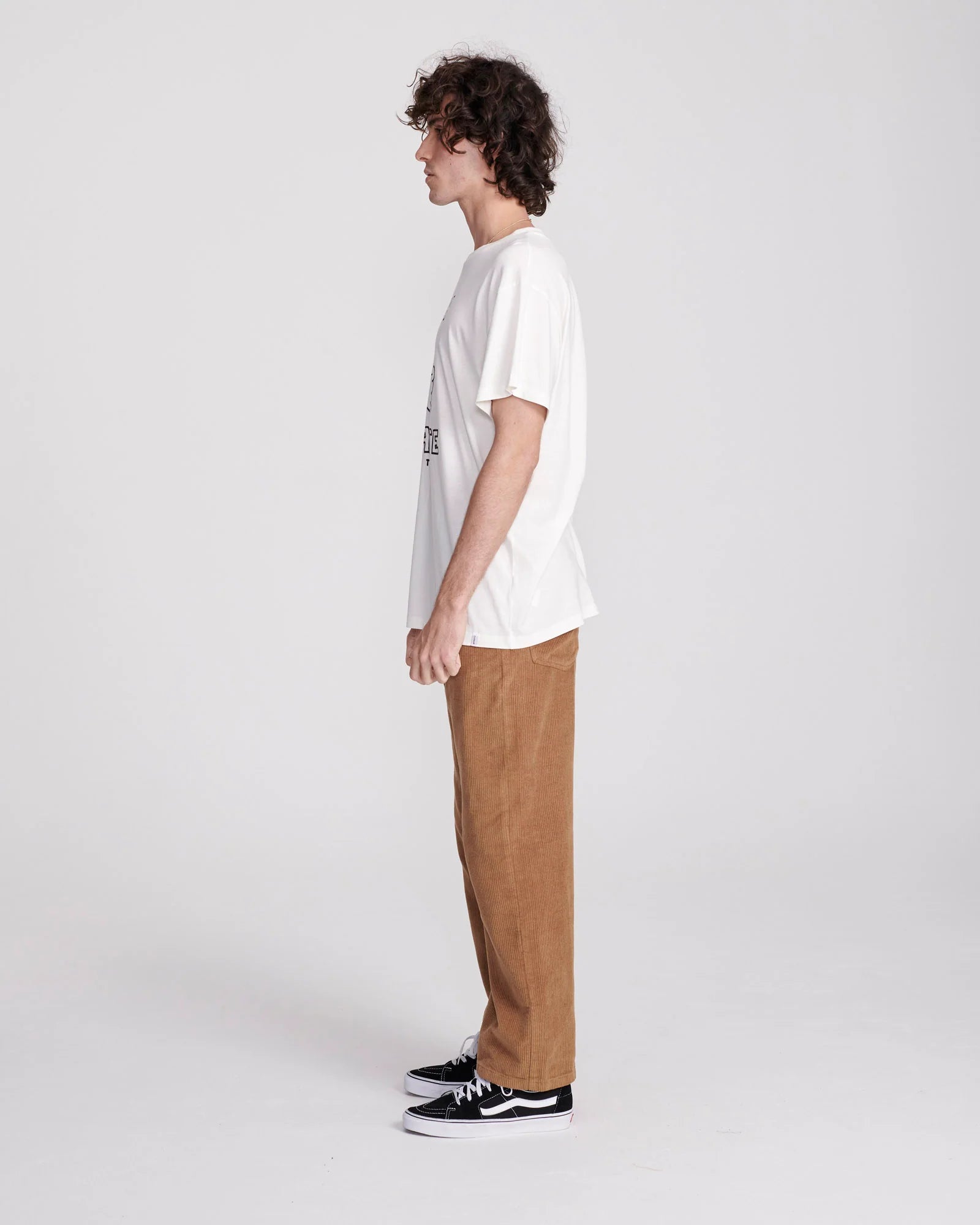 PEATY CORD 5 PKT PANT | CAMEL