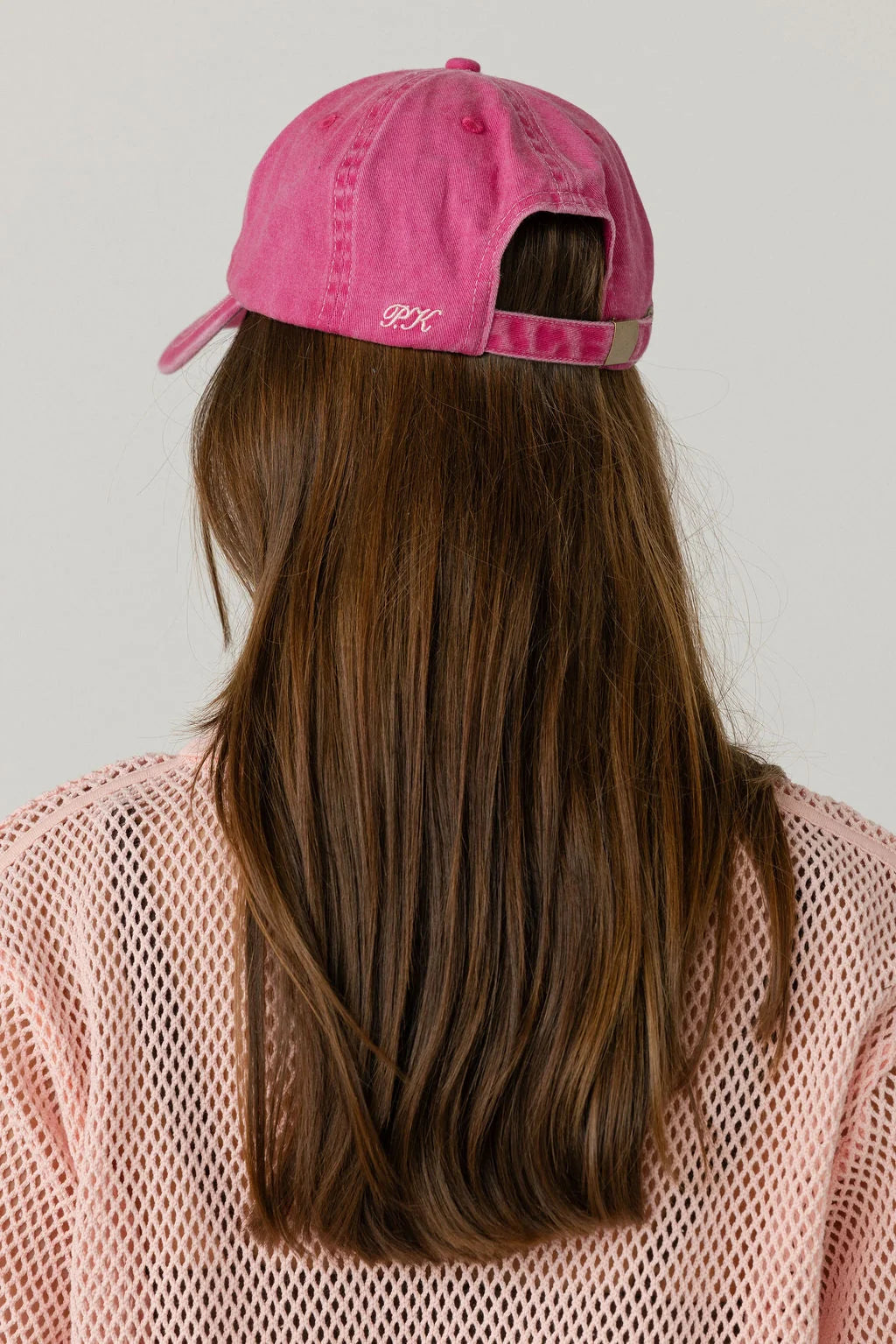Pinky & Kamal Hibiscus Cap Washed Pink