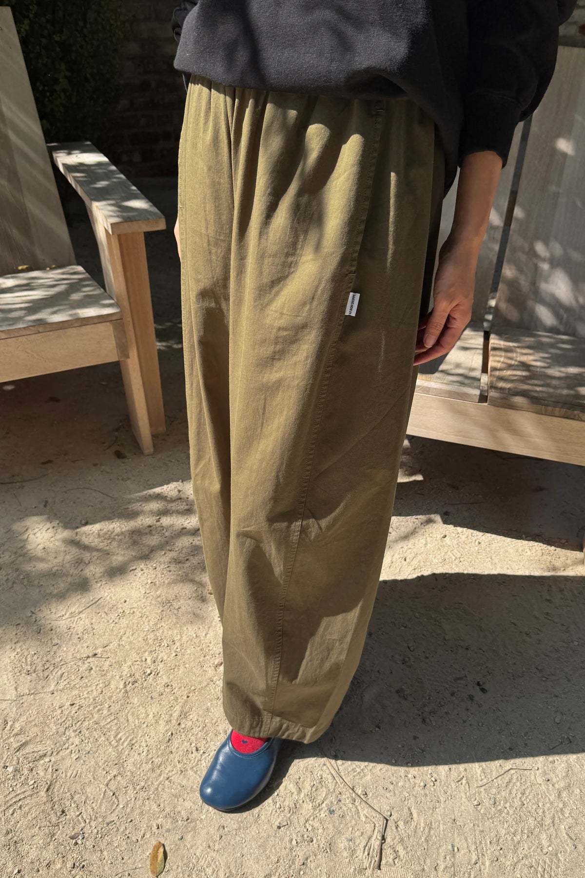 Le Bon Shoppe Parachute Pants Olive